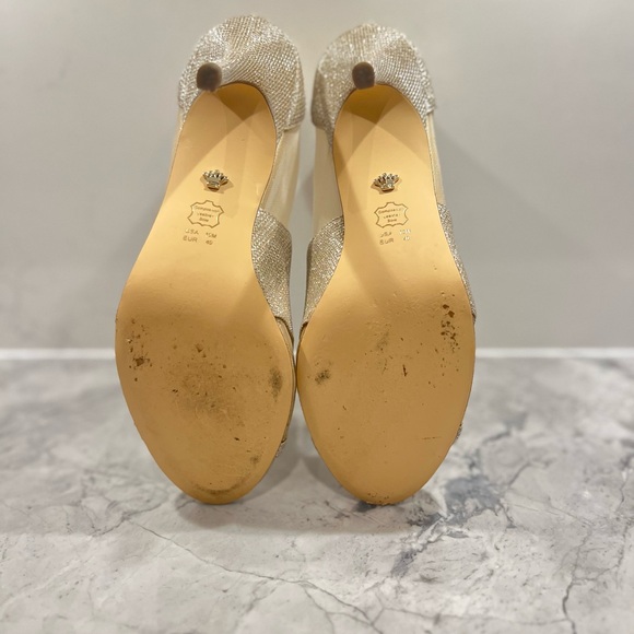 Nina Sparkling soft silver high heels Special Occasions, Grad, Wedding - Picture 6 of 7